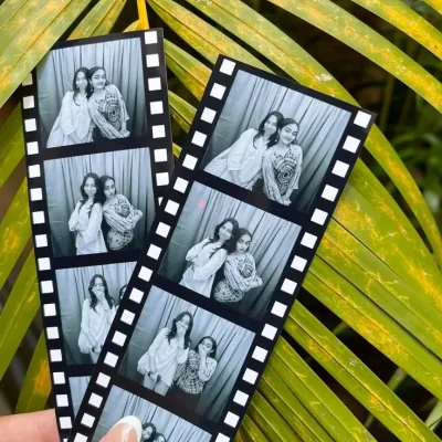 Rollo de película de 4 fotos medianas