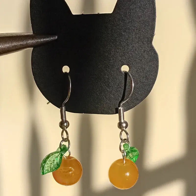 Aretes de naranjita 