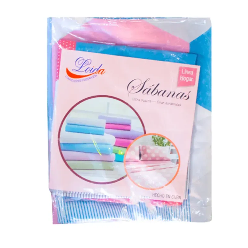 Juego de sábanas estampadas