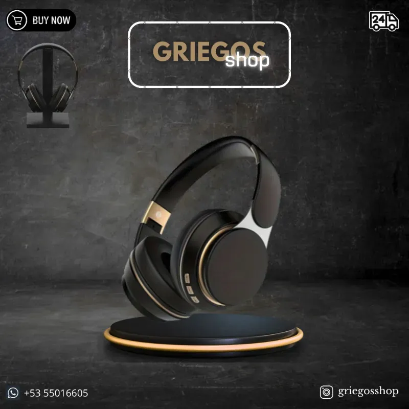 Audífonos de Cascos | Heavy Bass | Bluetooth + Cable