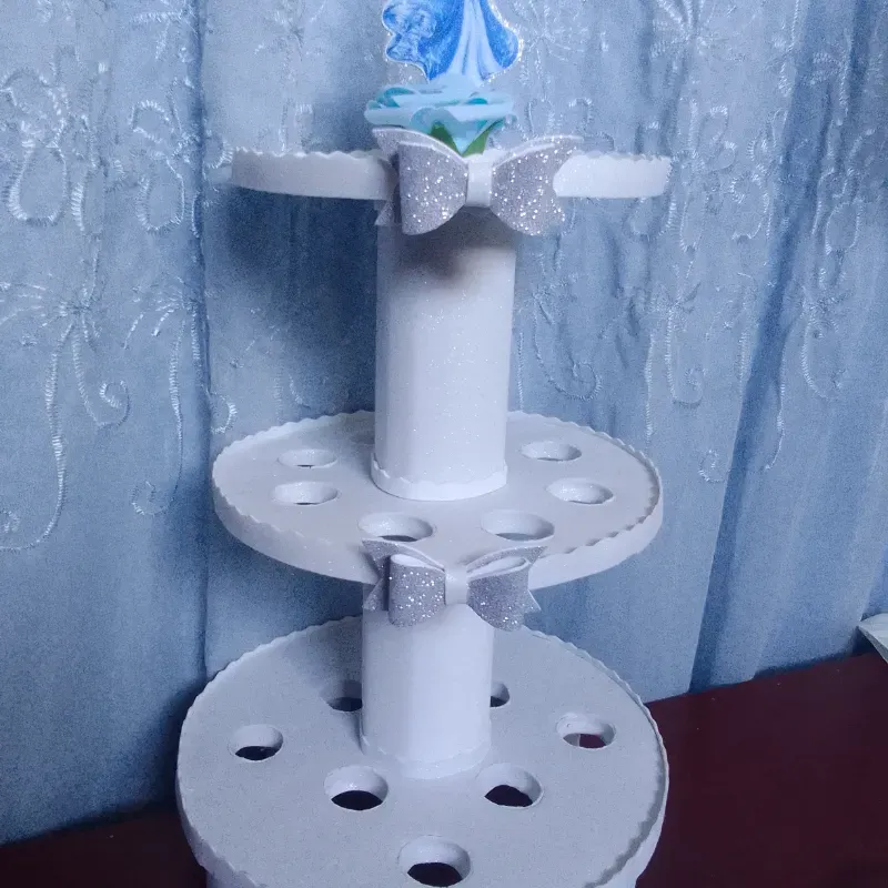 Base triple para estuches de confituras (hoyitos)