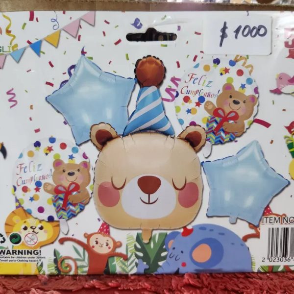Set de 5 globos