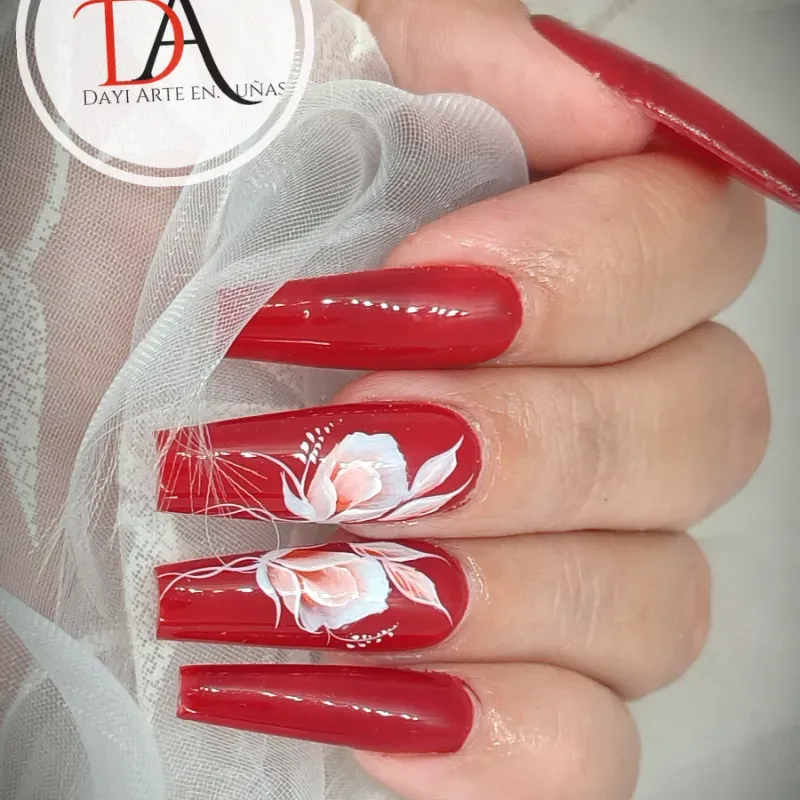 Uñas de soft gel largas