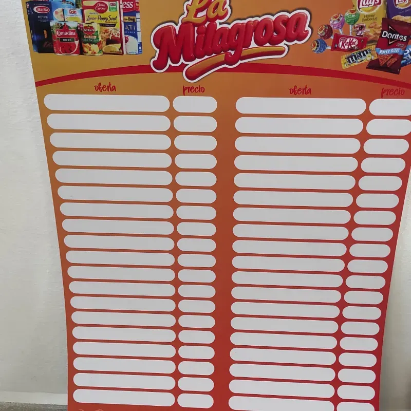 Pizarras Interiores 120cm x 80cm