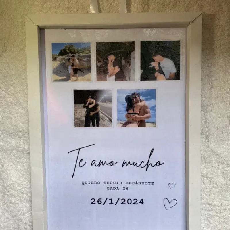 Cuadro de Fotos en Cartulina