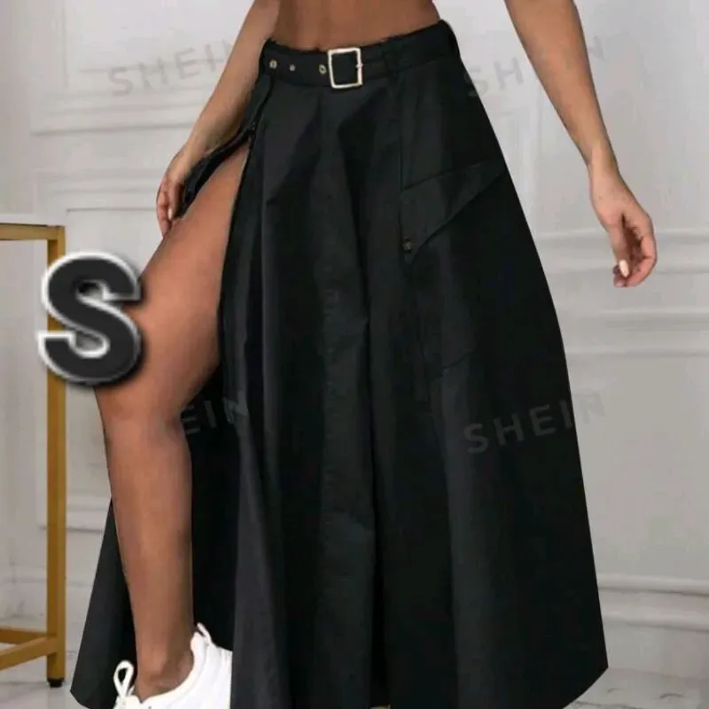 Saya con Abertura y Cremallera