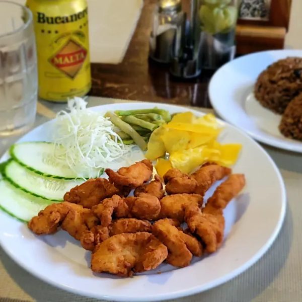 Pollo empanado