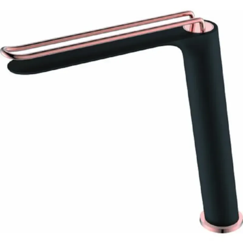 Monomando lavabo alto Belice negro 4291101221