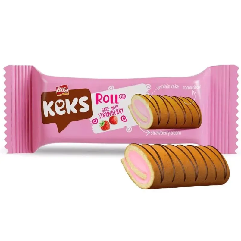 Rollitos de fresa(12U)