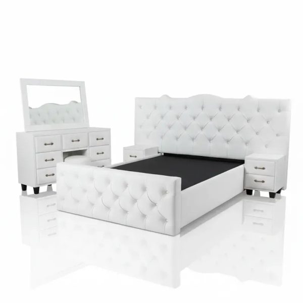 Cama y tocador