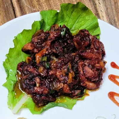 Pulpo en leche de coco