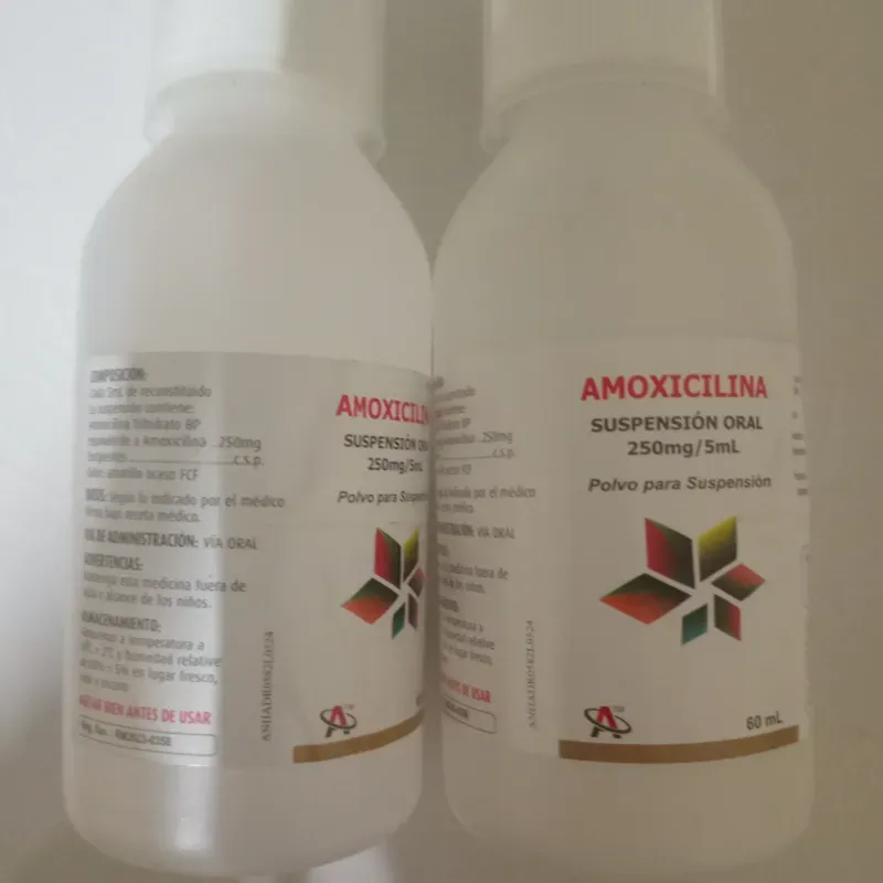 Amoxicilina suspensión