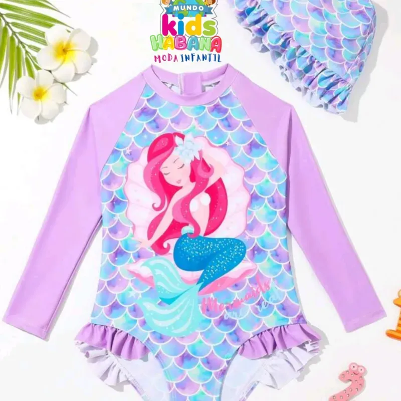 Traje de baño manga larga