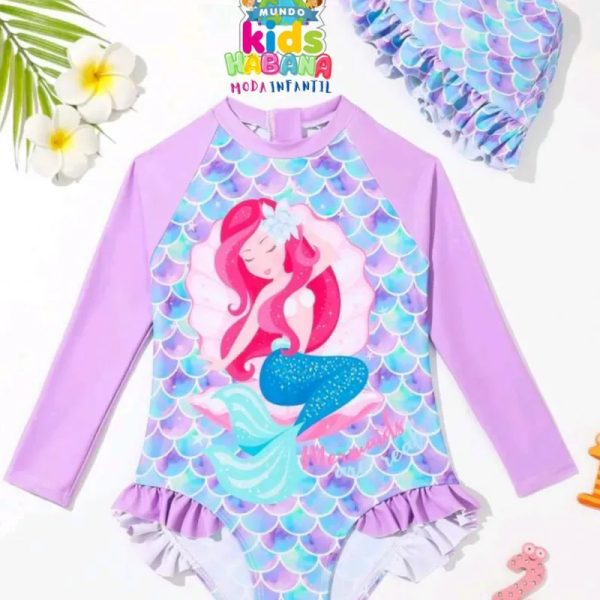 Traje de baño manga larga
