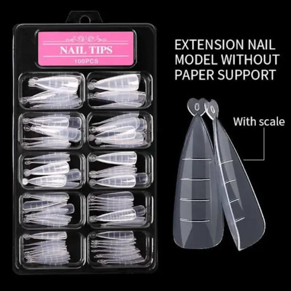 100 moldes dual sistem tipo stiletto