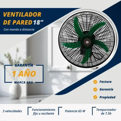VENTILADOR DE PARED 18" EKO (FAD)