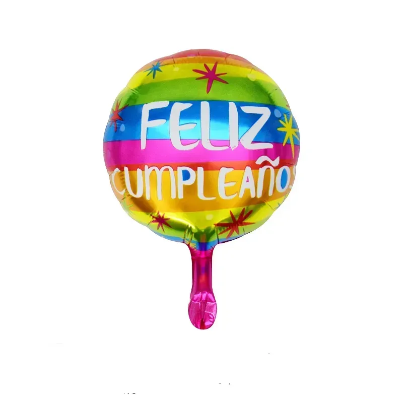 Globo de feliz cumpleaños de 10' 02