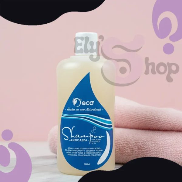 Shampoo de ácido salicílico anticaspa y anticaída