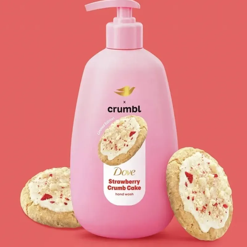 Jabón para Manos Strawberry Crumbl Cake 