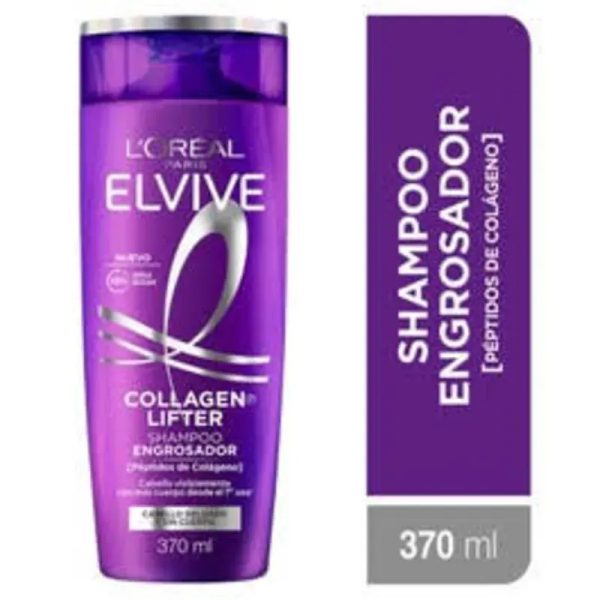 Juego de Champú y acondicionador Loreal collagen lifter 370ml