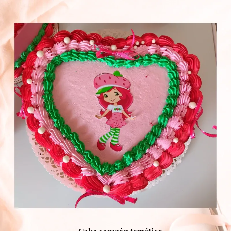 Cake corazon de 25 cm