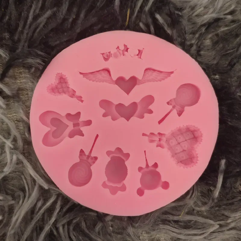 Molde dulces y corazón