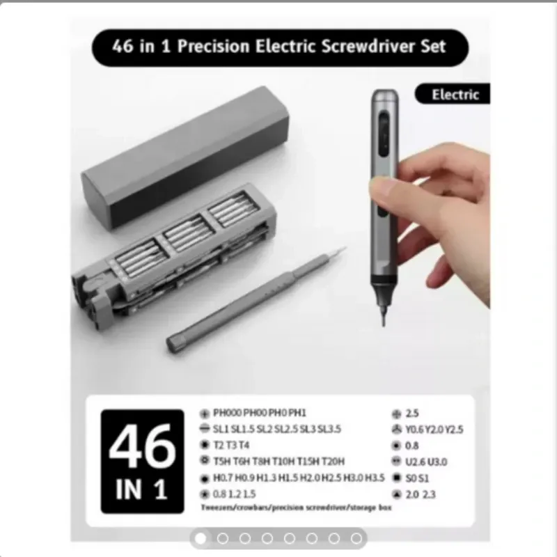 Destornillador 46 en 1 (Eléctrico)