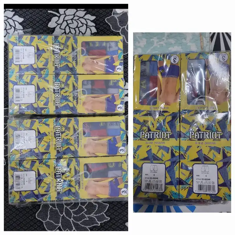 Paquetes de 3 boxers