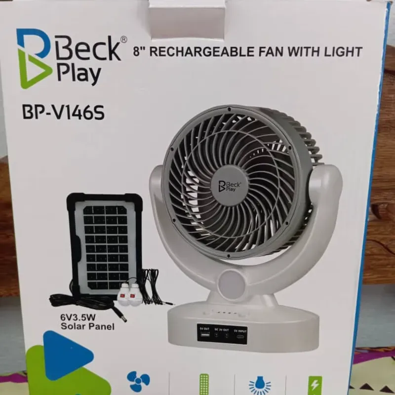 Ventilador recargable