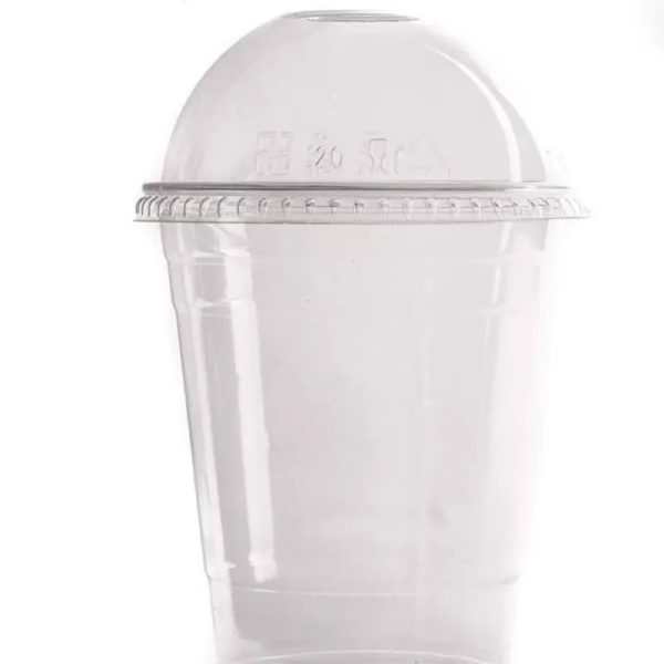 Vaso domo con tapa cúpula 12 onz