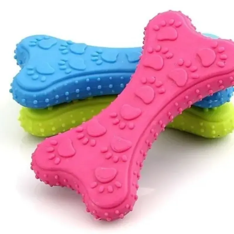 Huesito chillón para perros