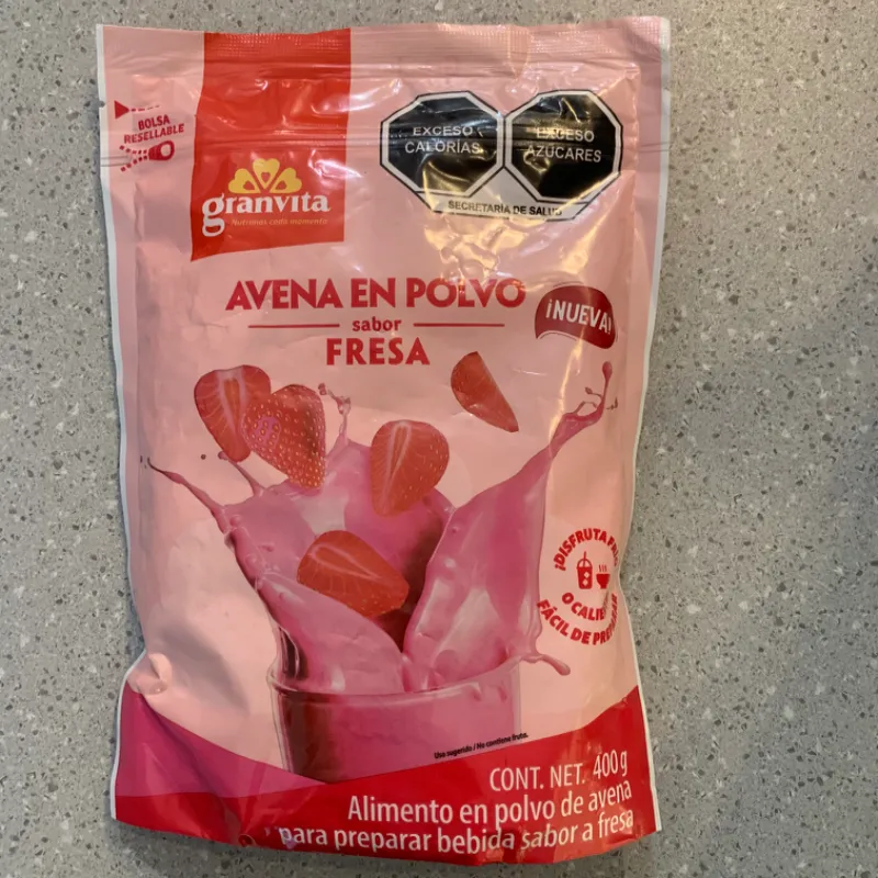 Avena fresa polvo 400gr