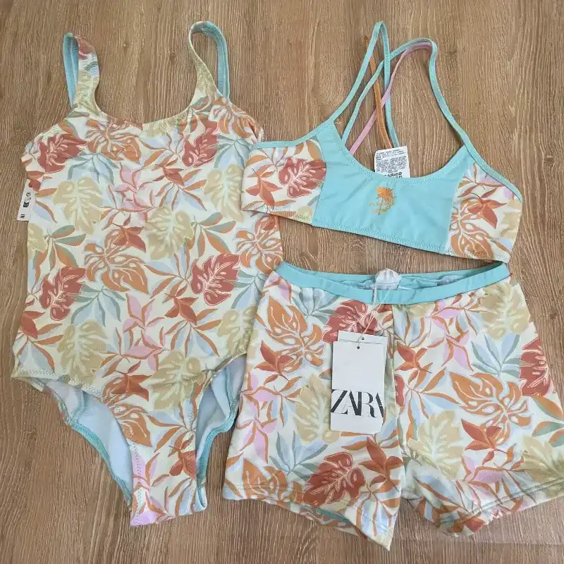 Set de trusa y conjunto tropical Zara