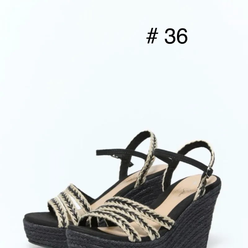 Sandalias de cuña alta SFERA