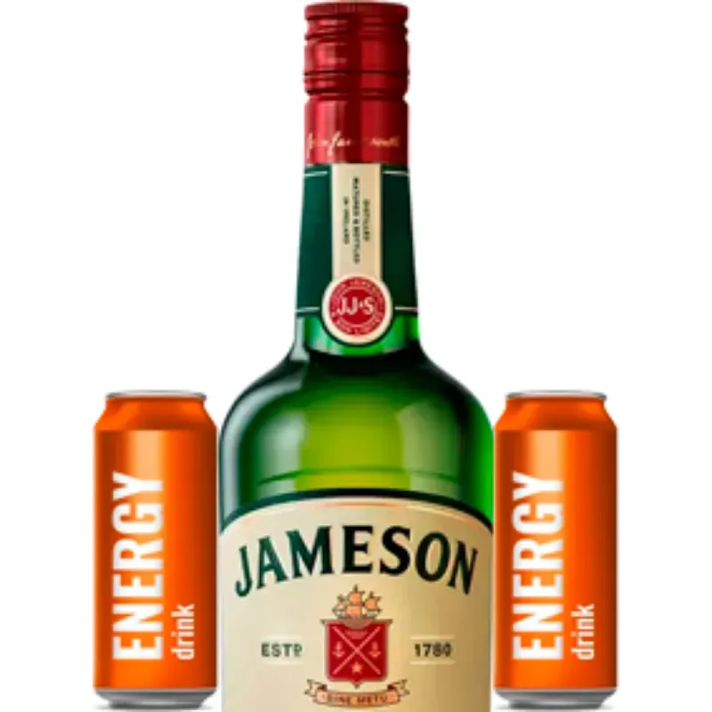 WHISKY JAMESON+ 2 ENERGIZANTES
