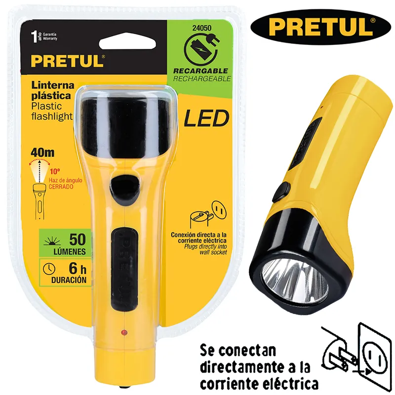 Linterna Led Plastica