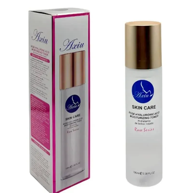 Tónico facial Axiu con extracto de ácido hialurónico y rosas 