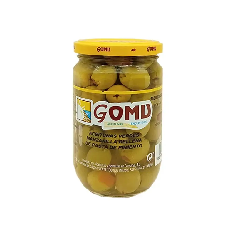 Aceituna rellena con pimiento "Gomu" 300gr