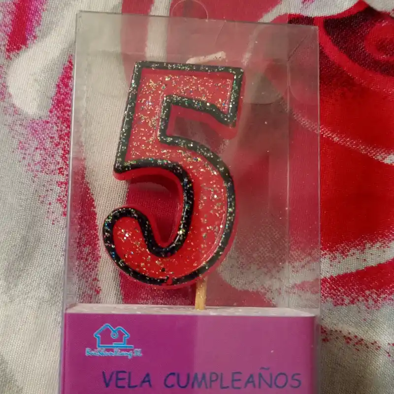 Vela #5 de cera
