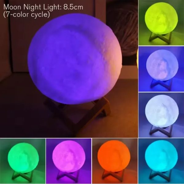 Lampara de Luna RGB