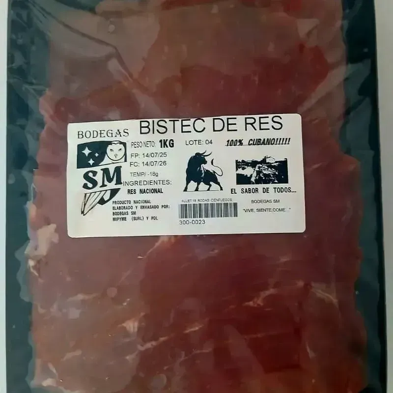 Bistec de Res 1kg