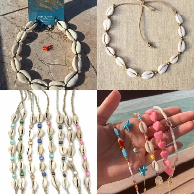 Collares Caracolas Naturales