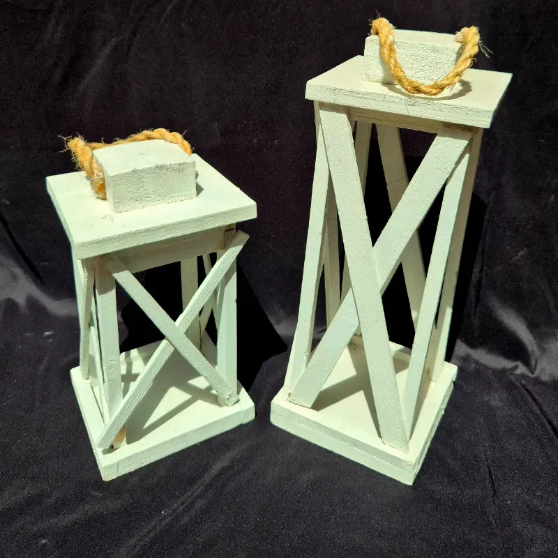 Farolas decorativas(con punta madera).