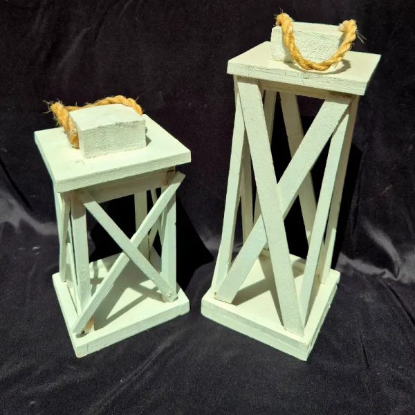 Farolas decorativas(con punta madera).