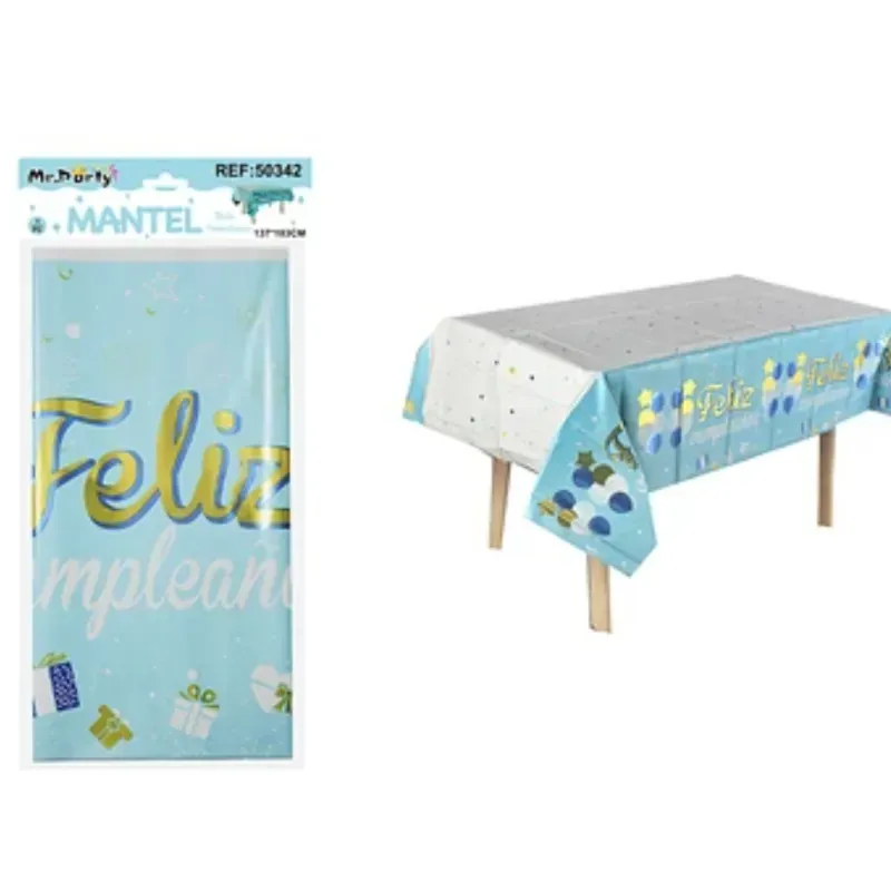 Mantel Decorado azul