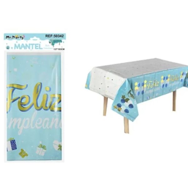 Mantel Decorado azul