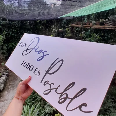 Carteles en PVC personalizados