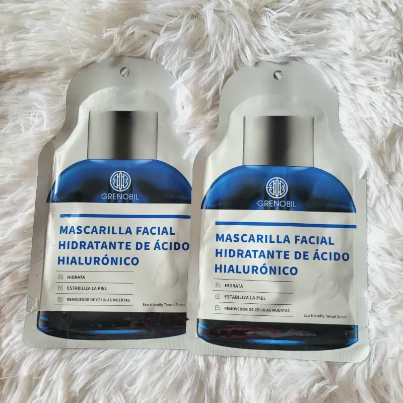 Mascarilla hidratante de ácido hialurónico