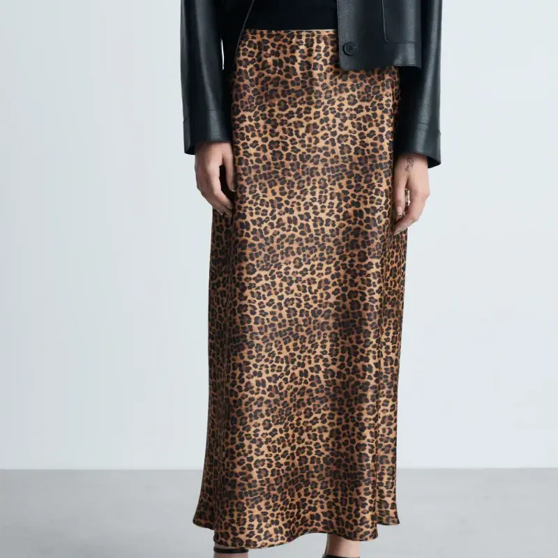 Saya larga leopardo MANGO