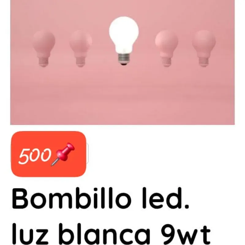 Bombillos led 9 wt